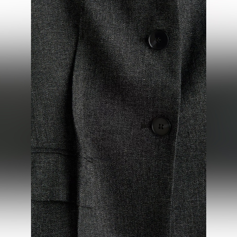 H&M STUDIO COLLECTION
NWOT WOOL-BLEND DARK GRAY BLAZER SIZE LARGE - Picture 6 of 7